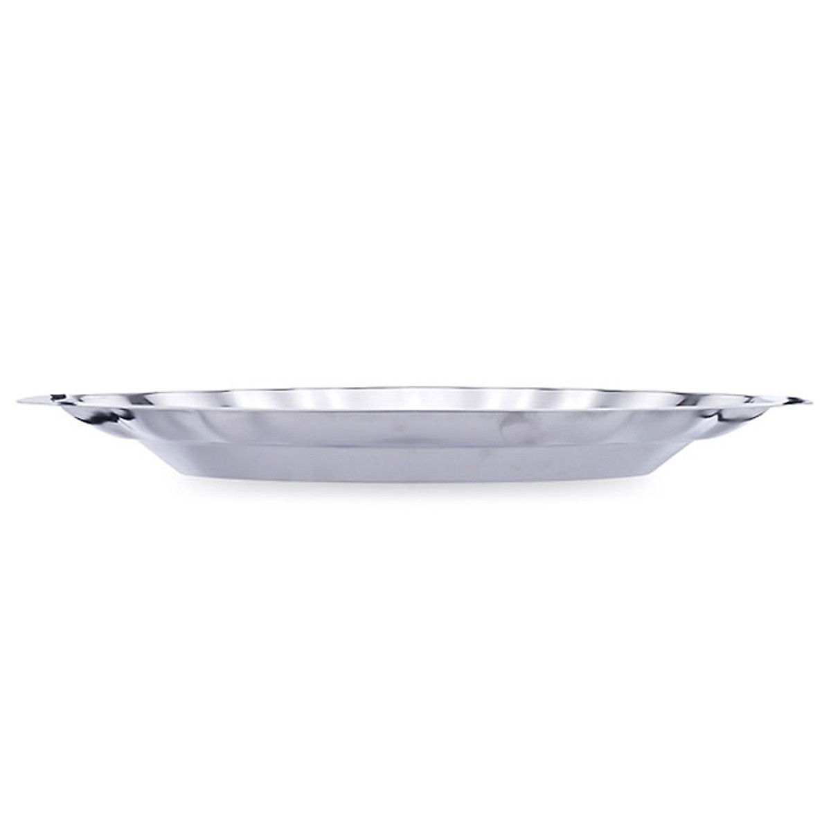 Đĩa Đựng Cá, Hấp Cá Khay Inox Tiện Lợi Loại Lớn 40X25Cm