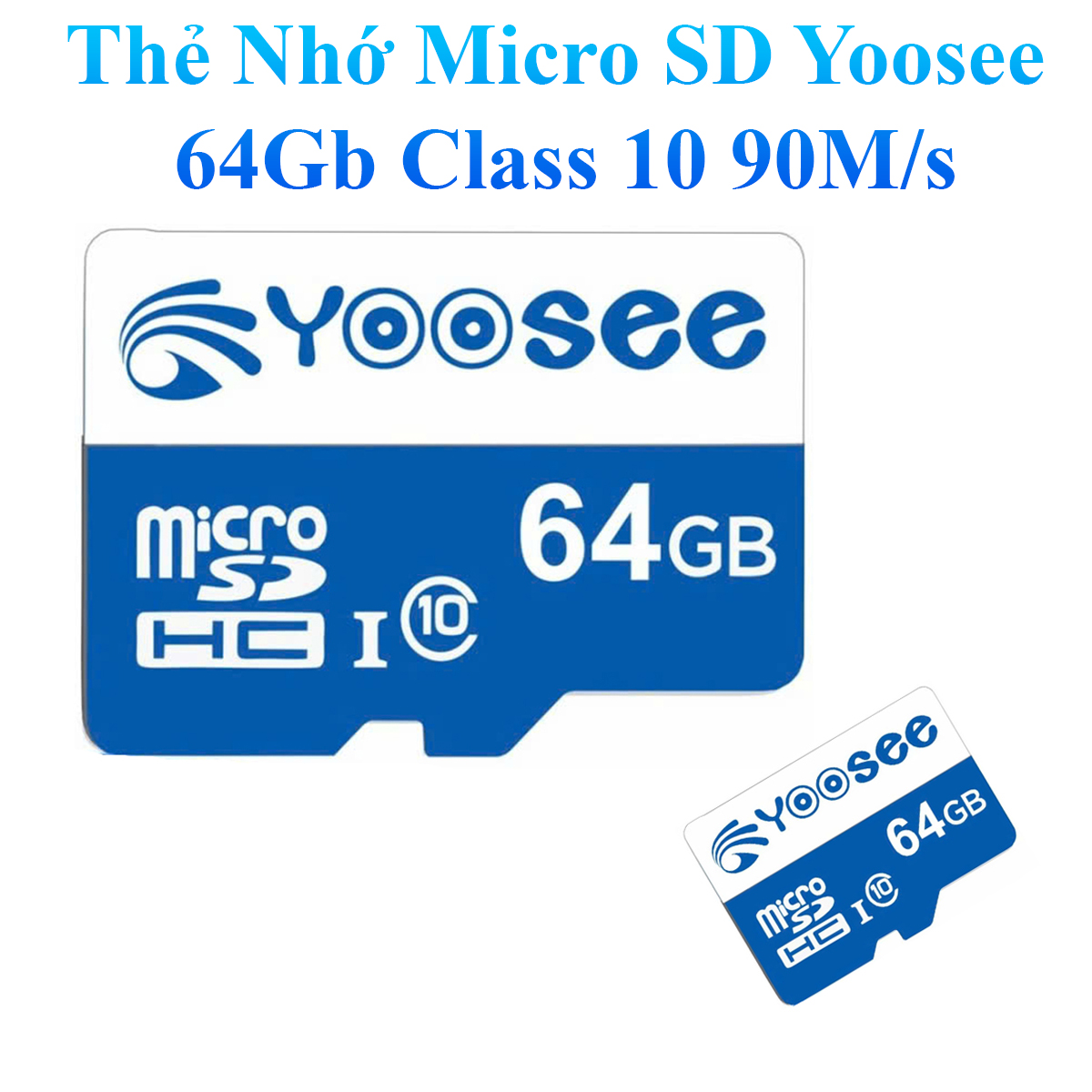 Thẻ Nhớ Micro Sd Yoosee 64Gb Class 10 90M/s