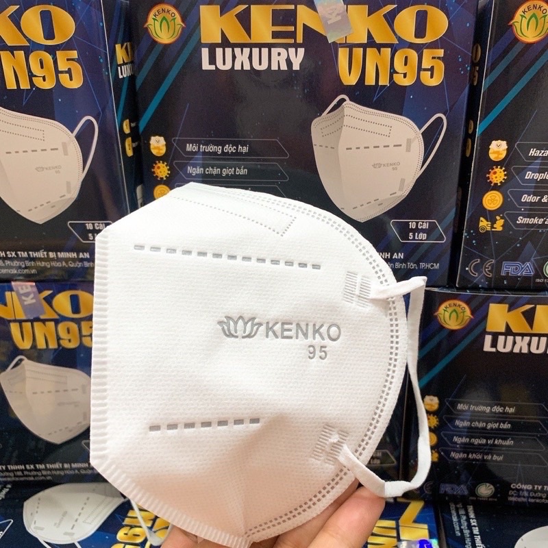 Hộp 10 Khẩu Trang Kenko Luxury Vn95 5 Lớp