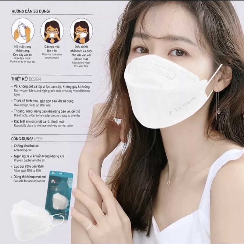 Túi 10 Khẩu Trang Kf94 Ptmask