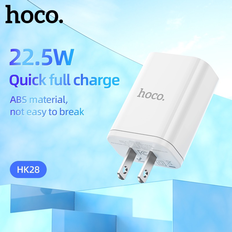 Cốc Sạc Nhanh Hoco Hk28 22.5W Qc3.0 Super Charge Chuẩn Pd/pps Cổng Usb