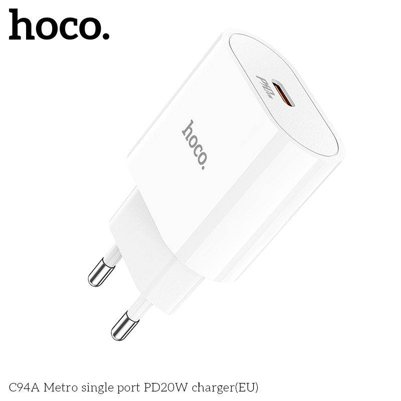 Cốc Sạc Nhanh Hoco C94A Pd20W Cổng Sạc Type-C