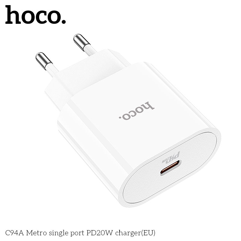 Cốc Sạc Nhanh Hoco C94A Pd20W Cổng Sạc Type-C
