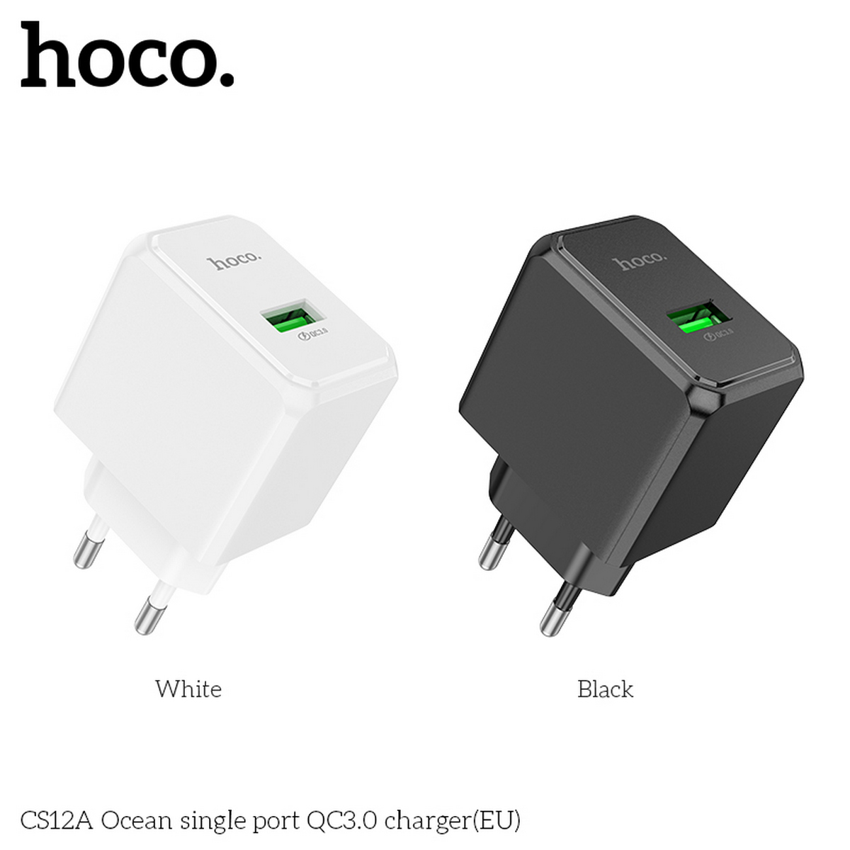Cốc Sạc Nhanh Hoco Qc3.0 18W CS12A  1 Cổng USB