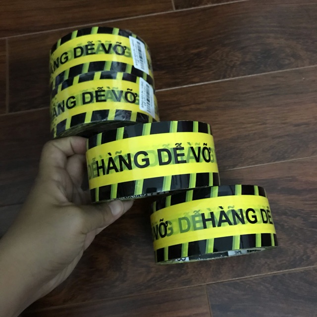 Cuộn Băng Keo Hàng Dễ Vỡ Niêm Phong Hàng Hóa 100 Yard Nặng 200G