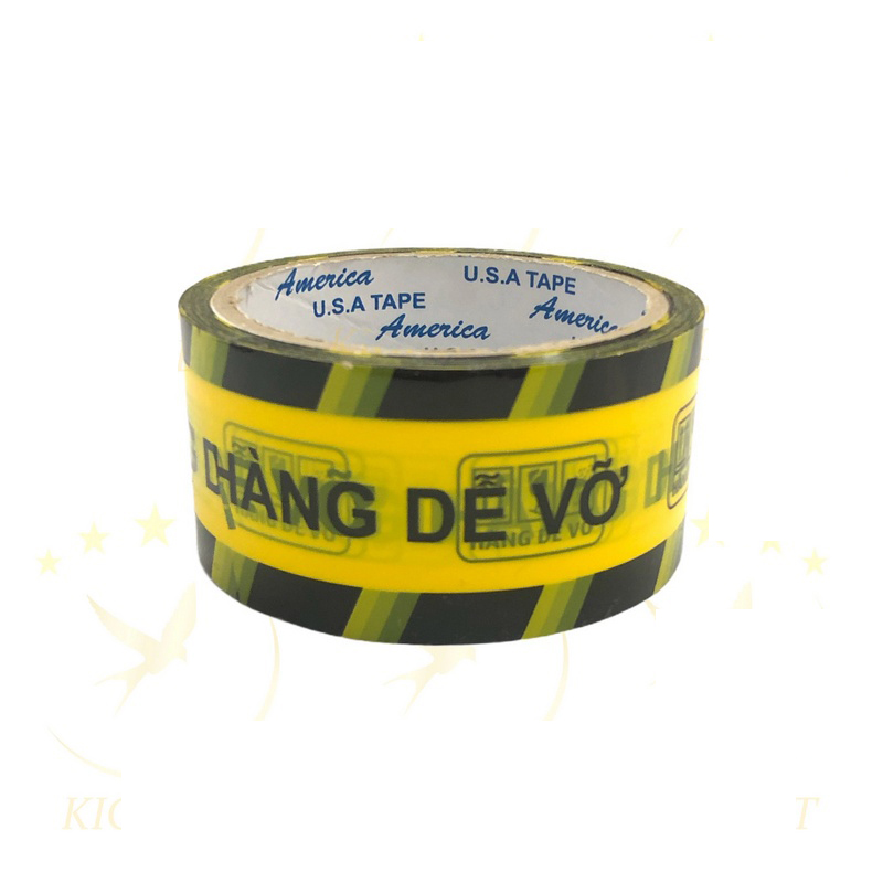 Cây 6 Cuộn Băng Keo Hàng Dễ Vỡ Niêm Phong Hàng Hóa 100 Yard Loại 1.2Kg