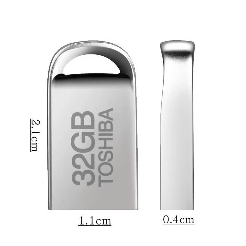 Usb 2.0 Toshiba 32Gb Mini U202 Hợp Kim Nhôm Cao Cấp