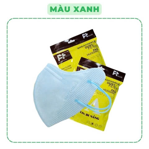 Set 100 Khẩu Trang 9A Pt 5 Lớp Chống Nắng, Ngăn Bụi Mịn Hiệu Quả ( Màu Xanh )