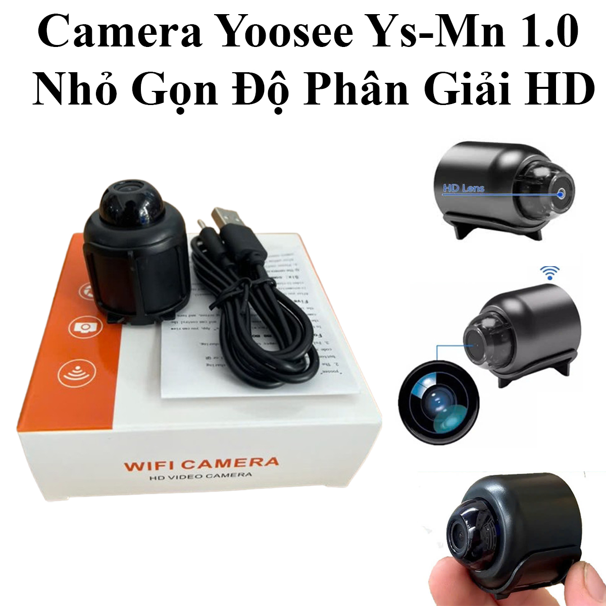 Camera Yoosee Ys-Mn 1.0 Nhỏ Gọn Độ Phân Giải Hd Siêu Nét