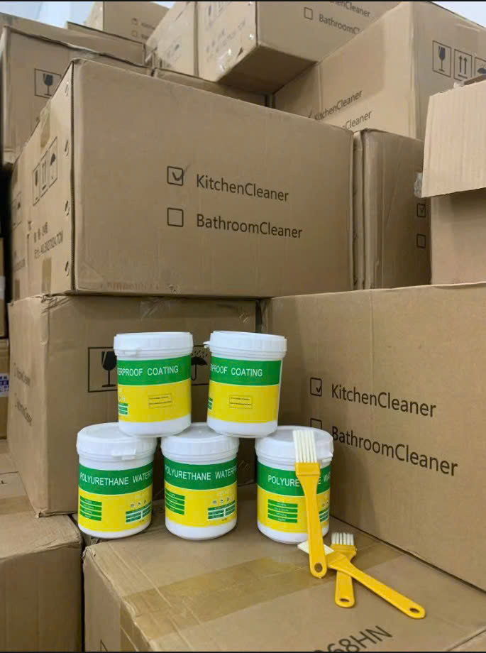 Keo Chống Thấm Nano Trong Suốt Nhật Bản Khối Lượng 300G Kèm Cọ