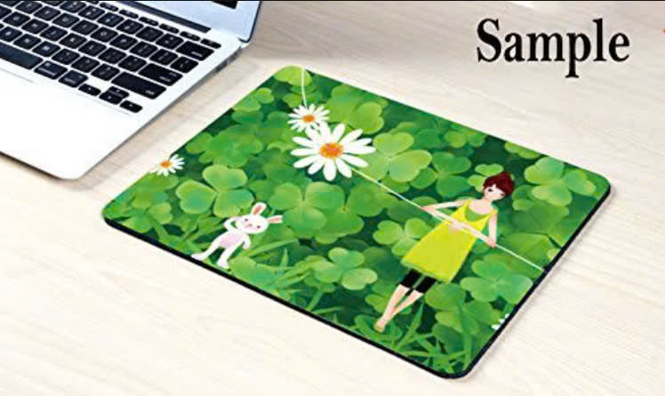 Miếng Lót Chuột Nhiều Hình Dày 2 Ly Kích Thước 24*20Cm