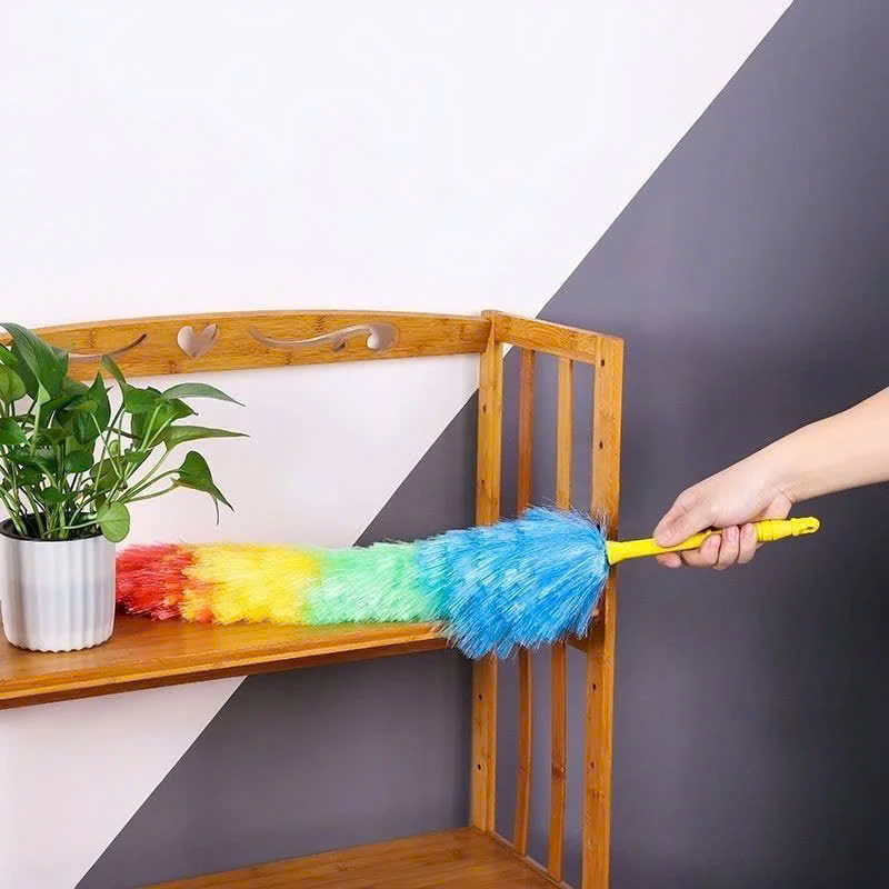 Chổi Phủi Bụi Bàn Ghế Nhà Cửa Sắc Màu 55Cm