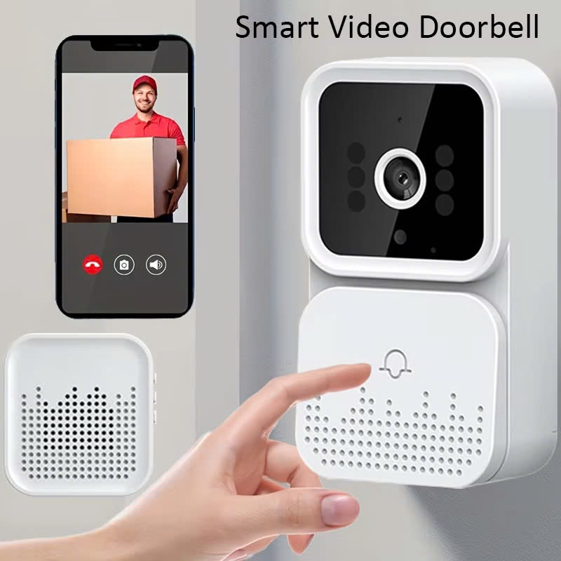 Chuông Cửa Camera Wifi Không Dây M6 Đàm Thoại 2 Chiều, Nhỏ Gọn Dễ Lắp Đặt