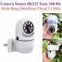 Camera Yoosee Hk212 10Mpx Full Hd Cắm Điện Trực Tiếp 1 Mắt Xoay 360 Độ Hình Dạng Bóng Đèn, Đàm Thoại 2 Chiều