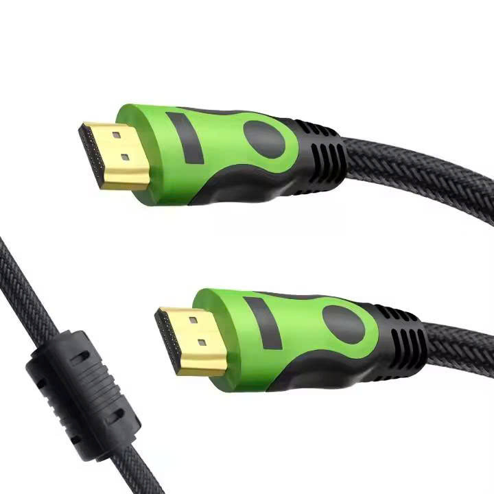 Cáp 2 Đầu Hdmi Dây Dù Tròn Xanh Dài 20M Hình Ảnh Sắc Nét Chuẩn Full Hd