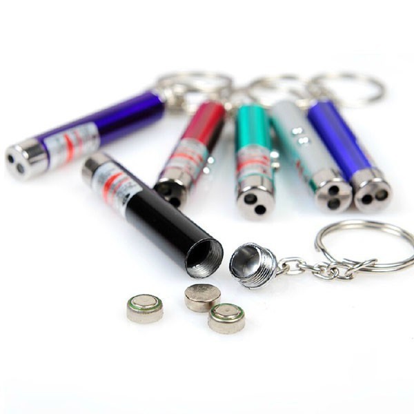 Đèn Pin Móc Khóa Mini 3 Trong 1 Tiện Lợi Dễ Thương