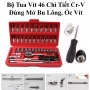 Bộ Tua Vít 46 Chi Tiết Cr-V Chuyên Dùng Mở Bu Lông, Ốc Vít Sửa Chữa Ô Tô Xe Máy Đa Năng
