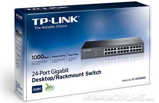 Switch Tp-Link 24 Port Gigabit Tl-Sg1024D 1000Mbps Chính Hãng