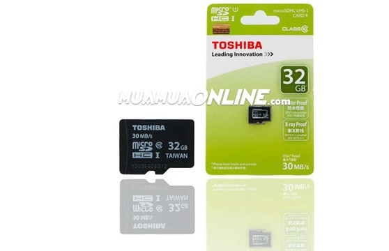 Thẻ Nhớ Micro Toshiba 32Gb Class 10 Chính Hãng