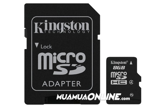 Thẻ Nhớ Micro Sdhc Kingston 8Gb Class 4 Chính Hãng
