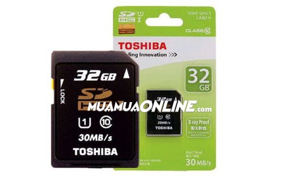 Thẻ Nhớ Sdhc Toshiba 32Gb Class 10 Chính Hãng