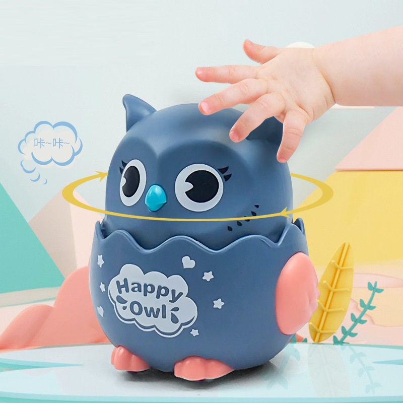 Đồ Chơi Chim Cú Chạy Đầu Xoay 360 Độ Happy Owl Cho Bé