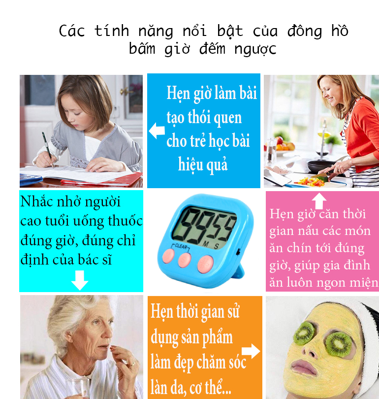 Đồng Hồ Đếm Ngược Có Giá Đỡ