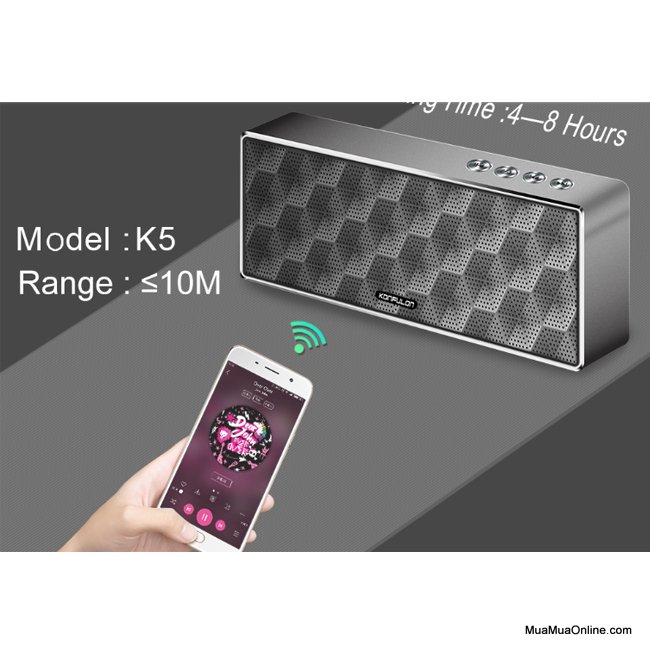 Loa Bluetooth Konfulon K5 Chính Hãng Cực Hay