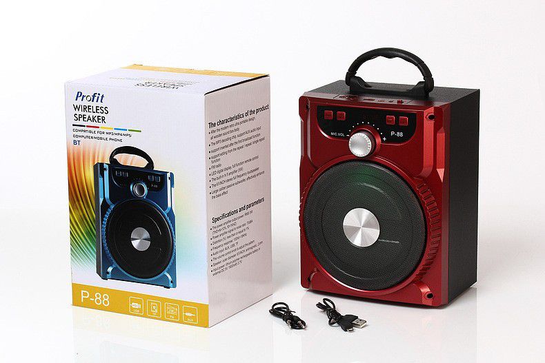 Loa Karaoke Bluetooth Xách Tay Di Động P88 P89 Tặng Kèm Mic Cực Hay