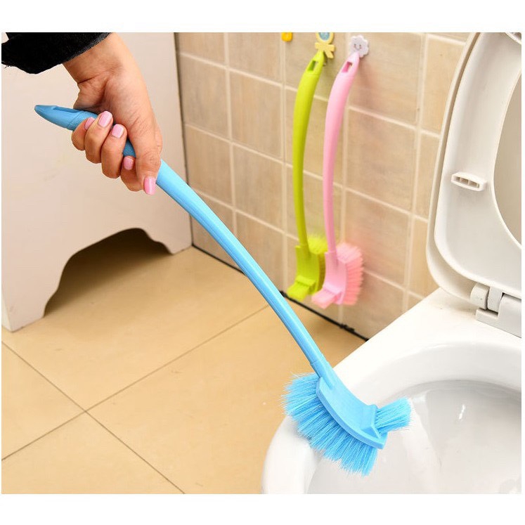 Dụng Cụ Cọ Rửa Vệ Sinh Toilet Bồn Cầu 2 Đầu Tiện Dụng
