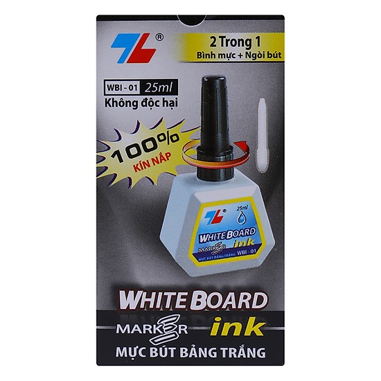 Mực Bút Lông Bảng Thiên Long Màu Đen 25Ml