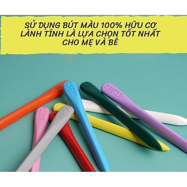Hộp 24 Cây Bút Màu Sáp 12Cm An Toàn Cho Bé