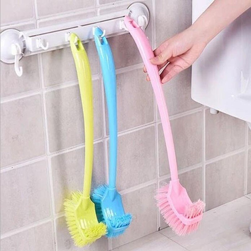Dụng Cụ Cọ Rửa Vệ Sinh Toilet Bồn Cầu 2 Đầu Tiện Dụng