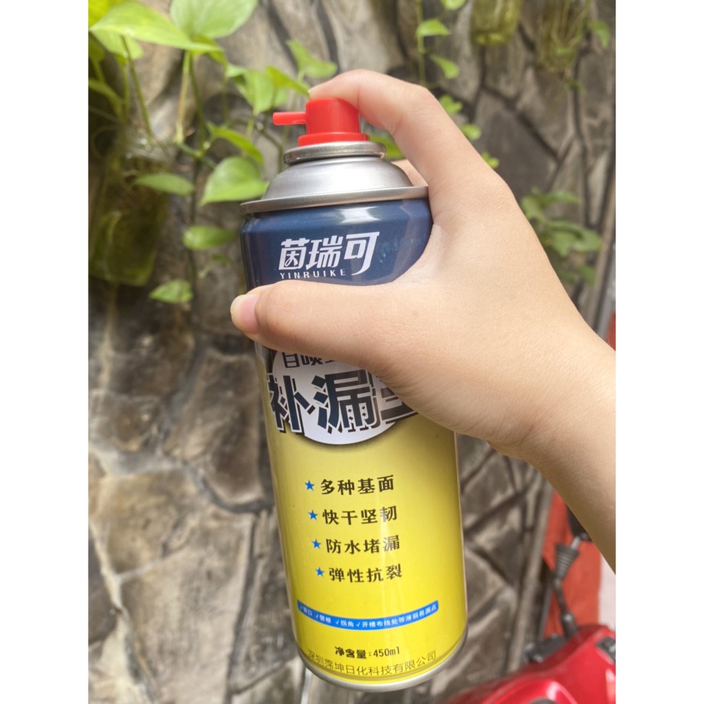 Bình Xịt Chống Thấm, Chống Dột Nước Waterproof 450Ml Tiện Lợi