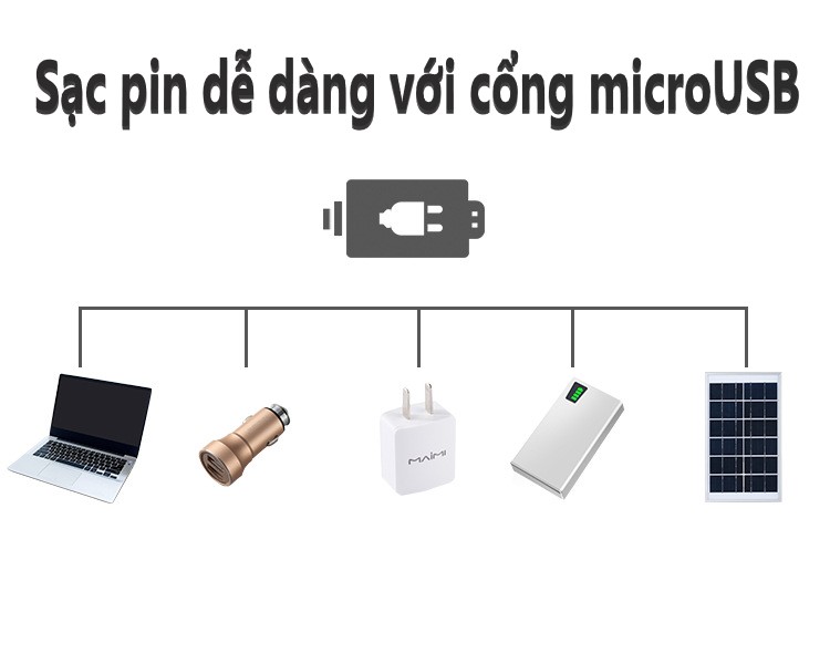 Bóng Đèn Led T5 Dùng Pin Sạc Dài 52Cm 3 Chế Độ Sáng