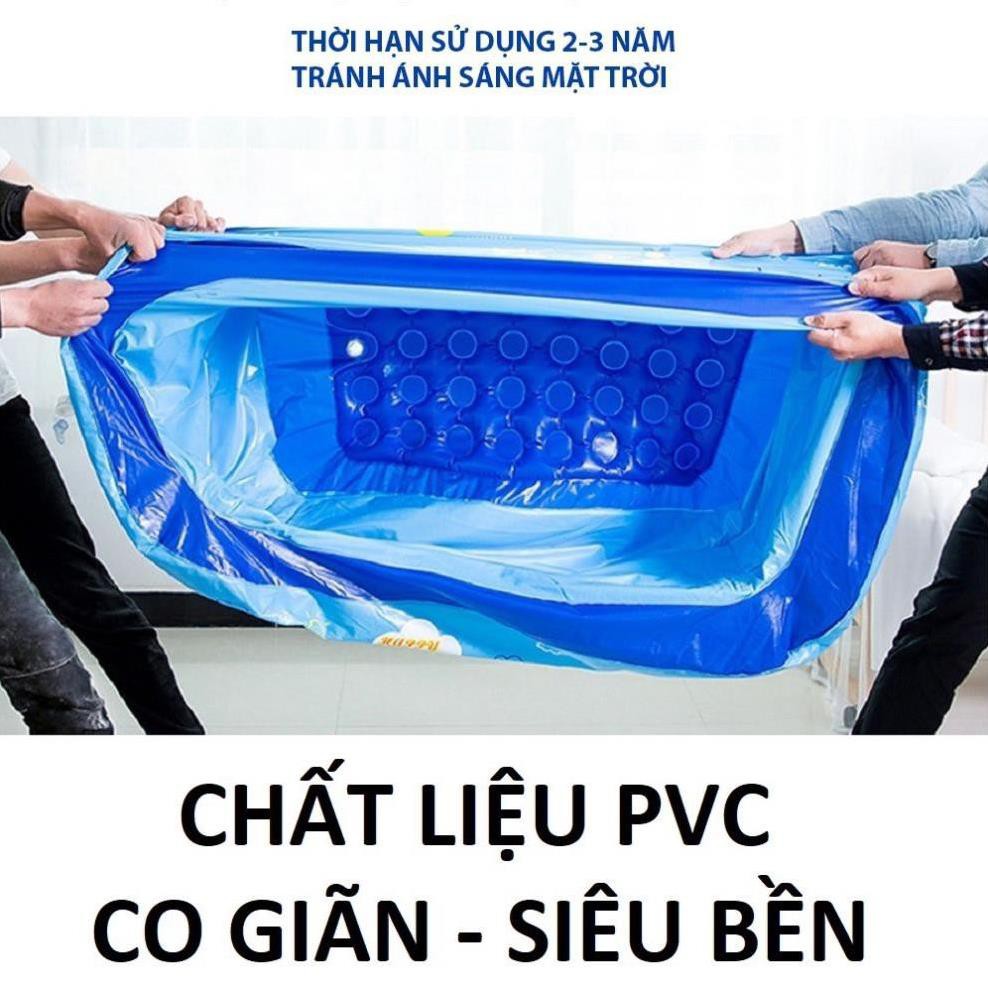 Bể Bơi Cho Trẻ 2 Tầng Kích Thước 1M20 Loại Dày, Hồ Bơi Cho Bé Chất Lượng Cao