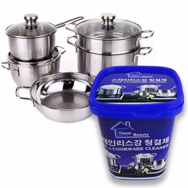Kem Tẩy Rửa Đa Năng Hàn Quốc Đánh Sạch Vết Bẩn 500g (Xanh)