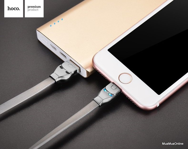 Cáp Sạc Lightning Hoco U14 Cho Iphone 1,2M