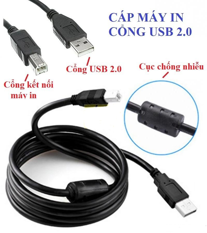 Cable USB  IN Chống Nhiễu TỐT 3M