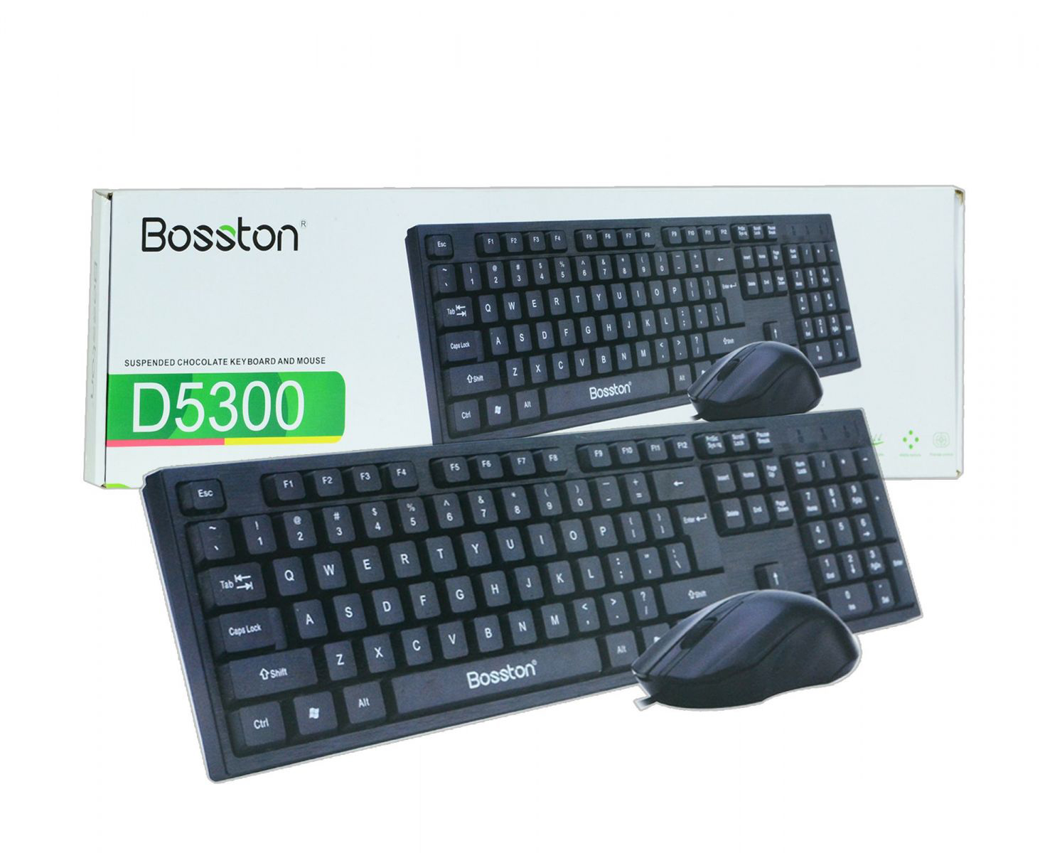 Bộ Chuột Và Bàn Phím Có Dây Bosston D5300