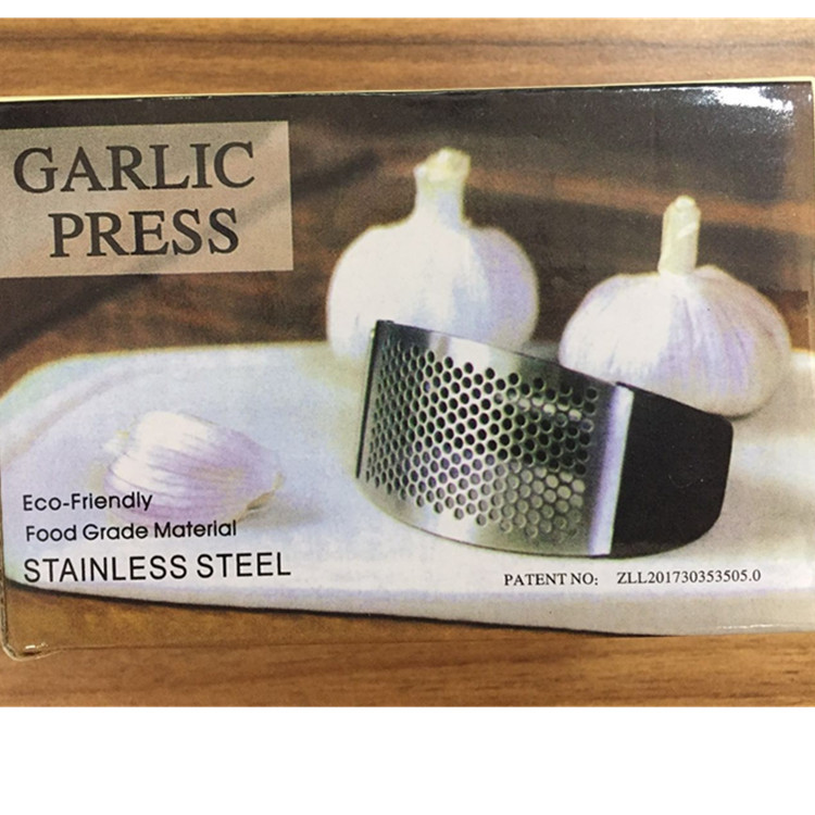 Dụng Cụ ép Nghiền Tỏi Bằng Thép Không Rỉ Garlic Press Có Tay Cầm Tiện Lợi