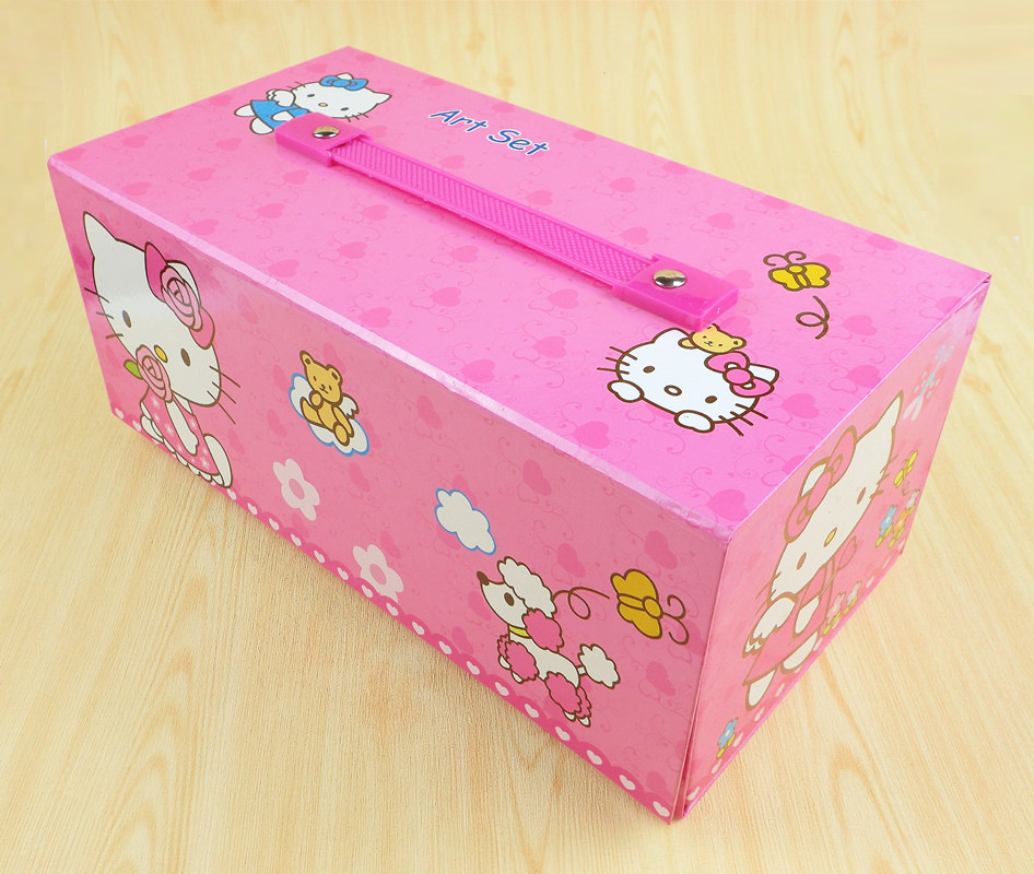 Hộp Bút Chì Màu 54 Chi Tiết 3 Tầng Cho Bé