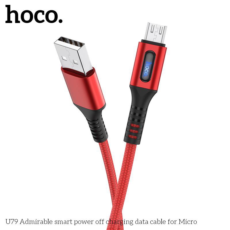 Cáp Sạc Nhanh Hoco U79 2.4A Cổng Micro Usb Dài 1.2M