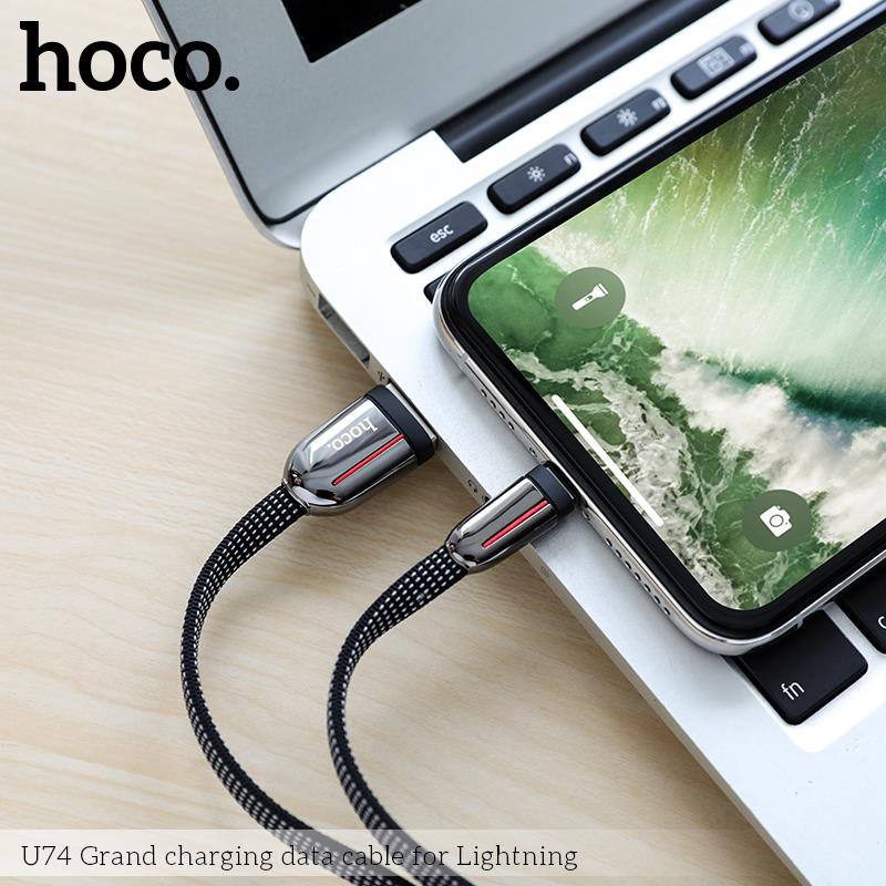 Cáp Sạc Nhanh Lightning Hoco U74 Cho Iphone