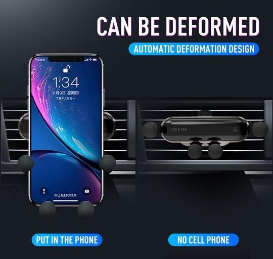 Giá Đỡ Điện Thoại Gắn Điều Hòa Ô Tô 4 Chấu This Is One Dòng Cao Cấp
