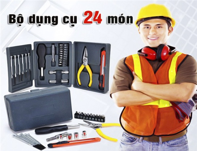 Bộ Dụng Cụ Sửa Chữa Đa Năng 24 Món