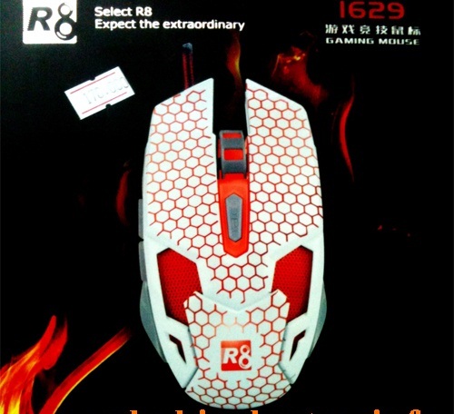 Chuột Chuyên Game R8 1629 Đèn Led 7 Màu Chính Hãng