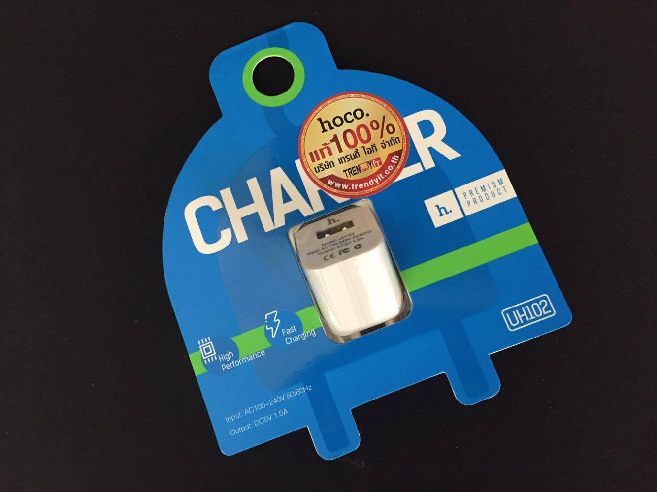 Cóc Sạc Hoco Uh102 1A Chính Hãng