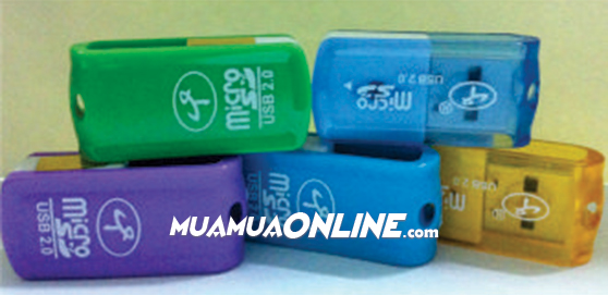 Đầu Đọc Thẻ Nhớ Mini Hình Kẹo (Bộ 2 Cái)