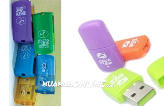 Đầu Đọc Thẻ Nhớ Mini Hình Kẹo (Bộ 2 Cái)